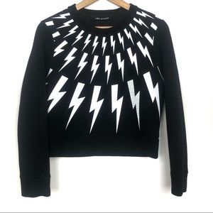 Neil Barrett Slim Fit Black Crewneck Sweater